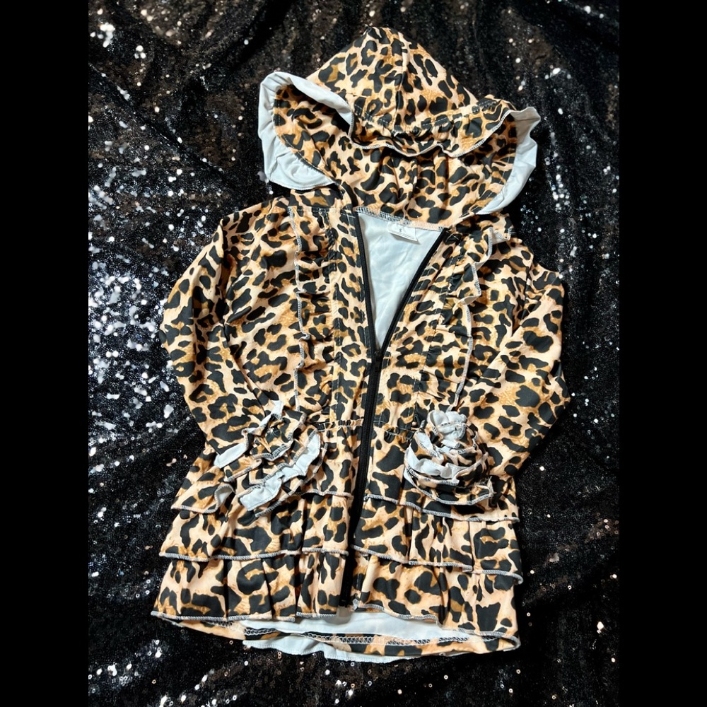 Leopard Print Jacket | Little Girls